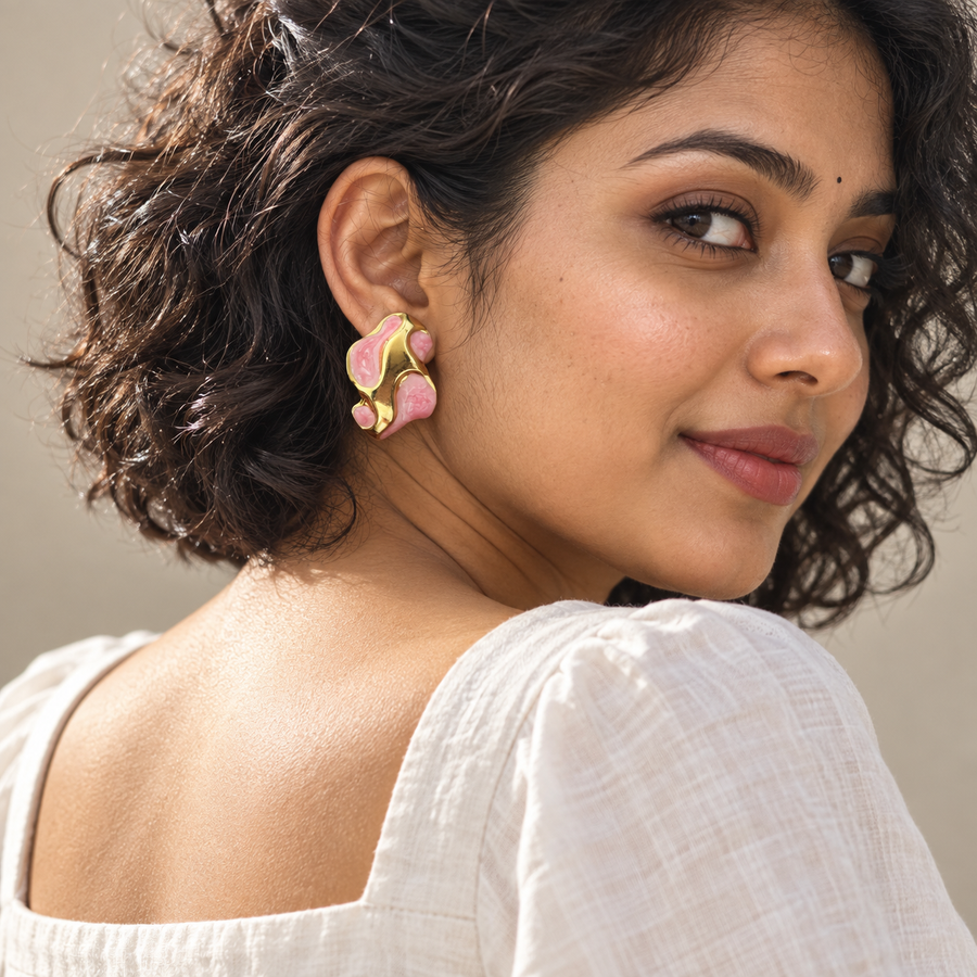 Mixed Blossom Earring Set - Detail 1
