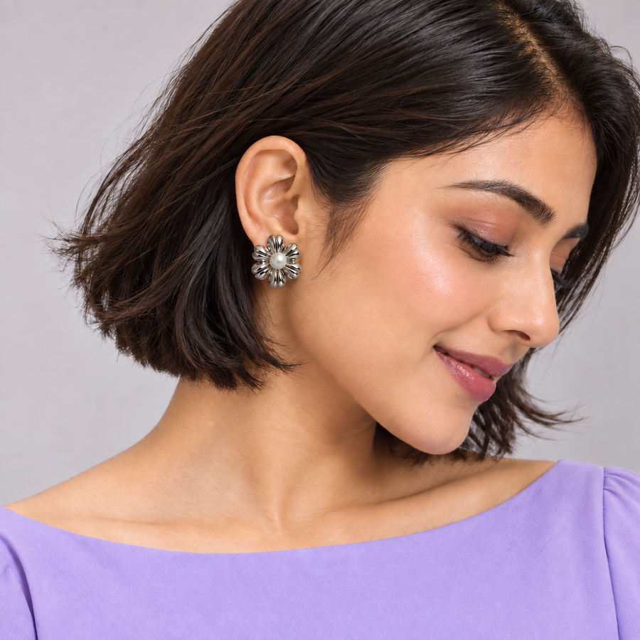 Mixed Blossom Earring Set - Detail 2