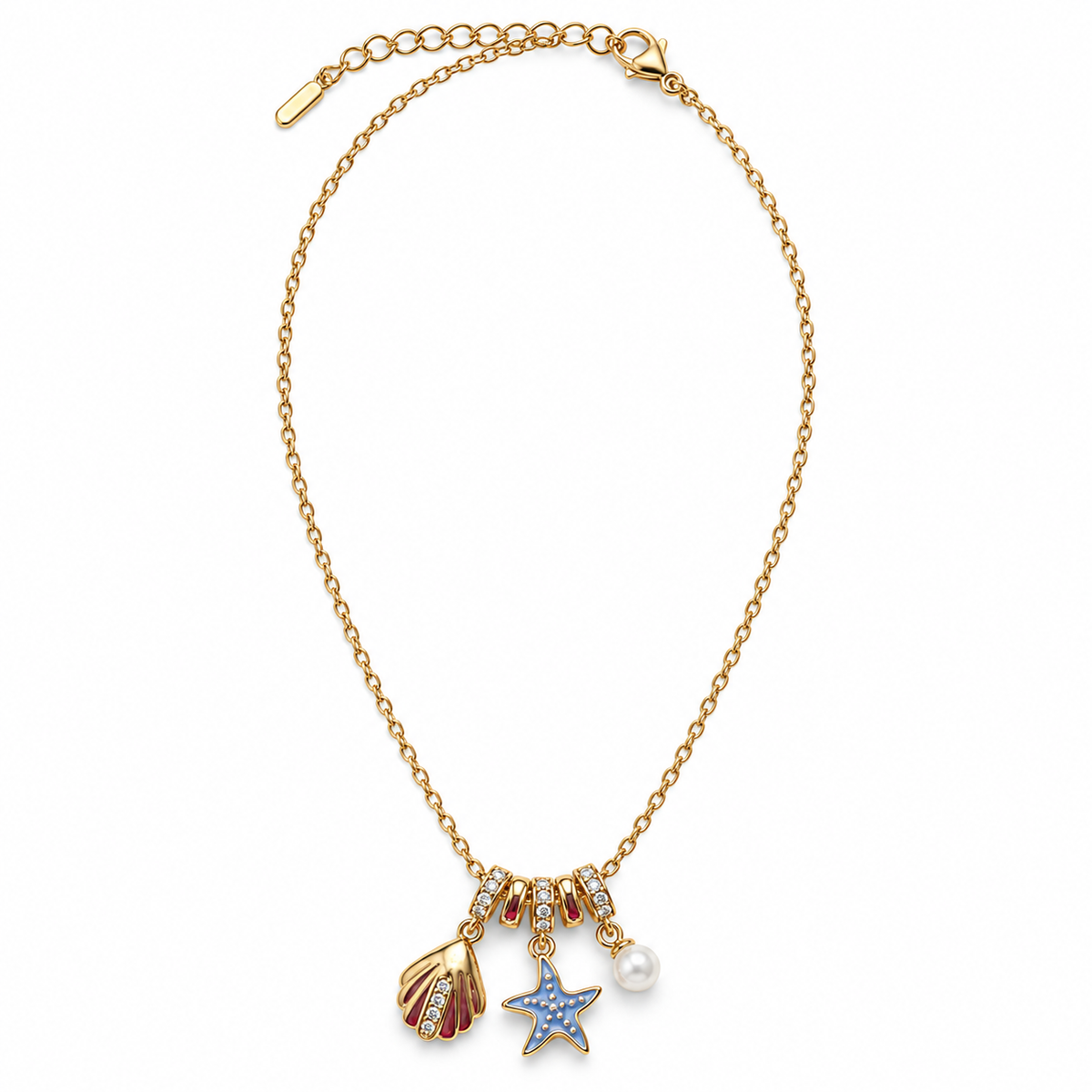 Pearl Starfish Necklace - Main