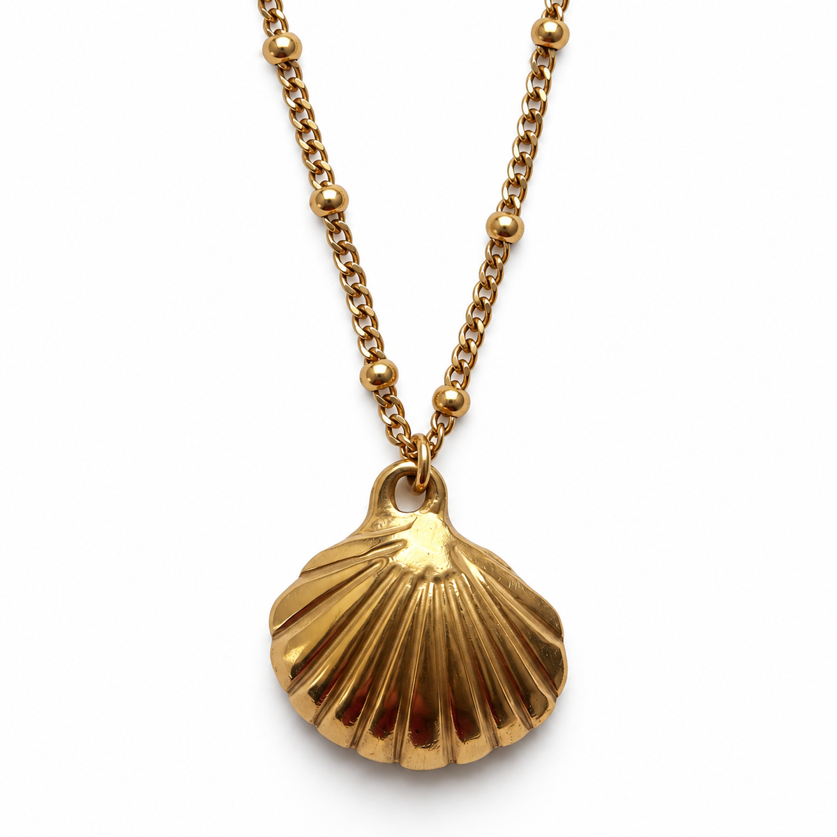 Pearl Shell Necklace - Detail 1