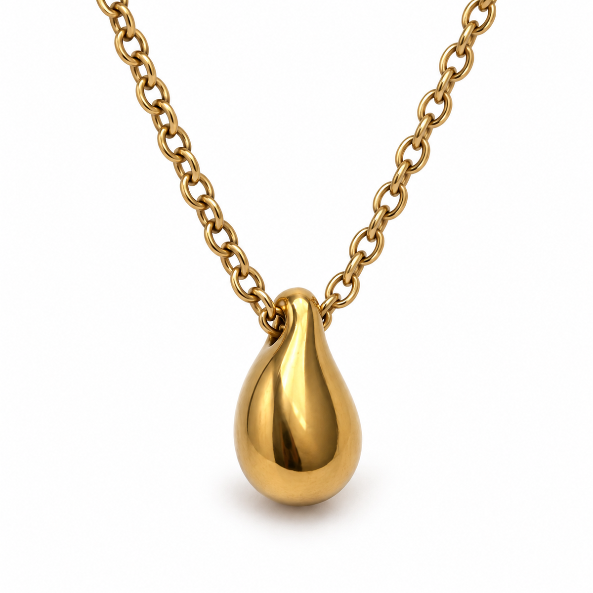 Petite Water Drop Necklace - Detail 1