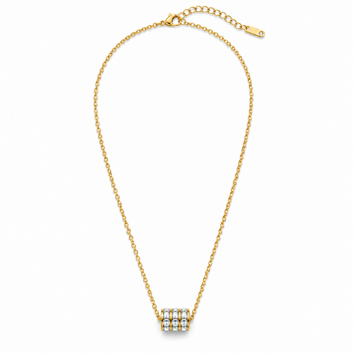Crystal Perfume Bottle Necklace - Main