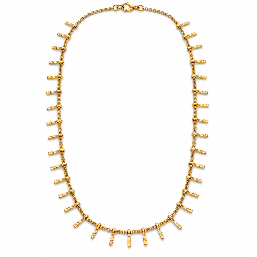 Golden Y-Chain Necklace - Main