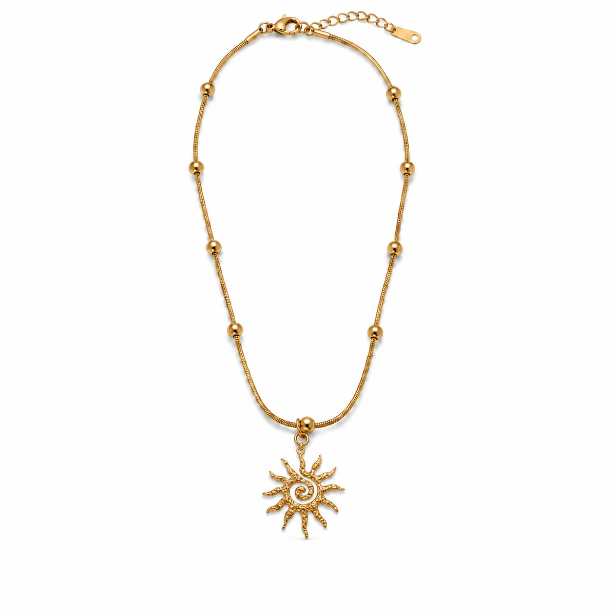 Petite Sunflower Necklace - Main