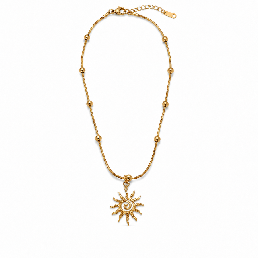 Petite Sunflower Necklace - Main