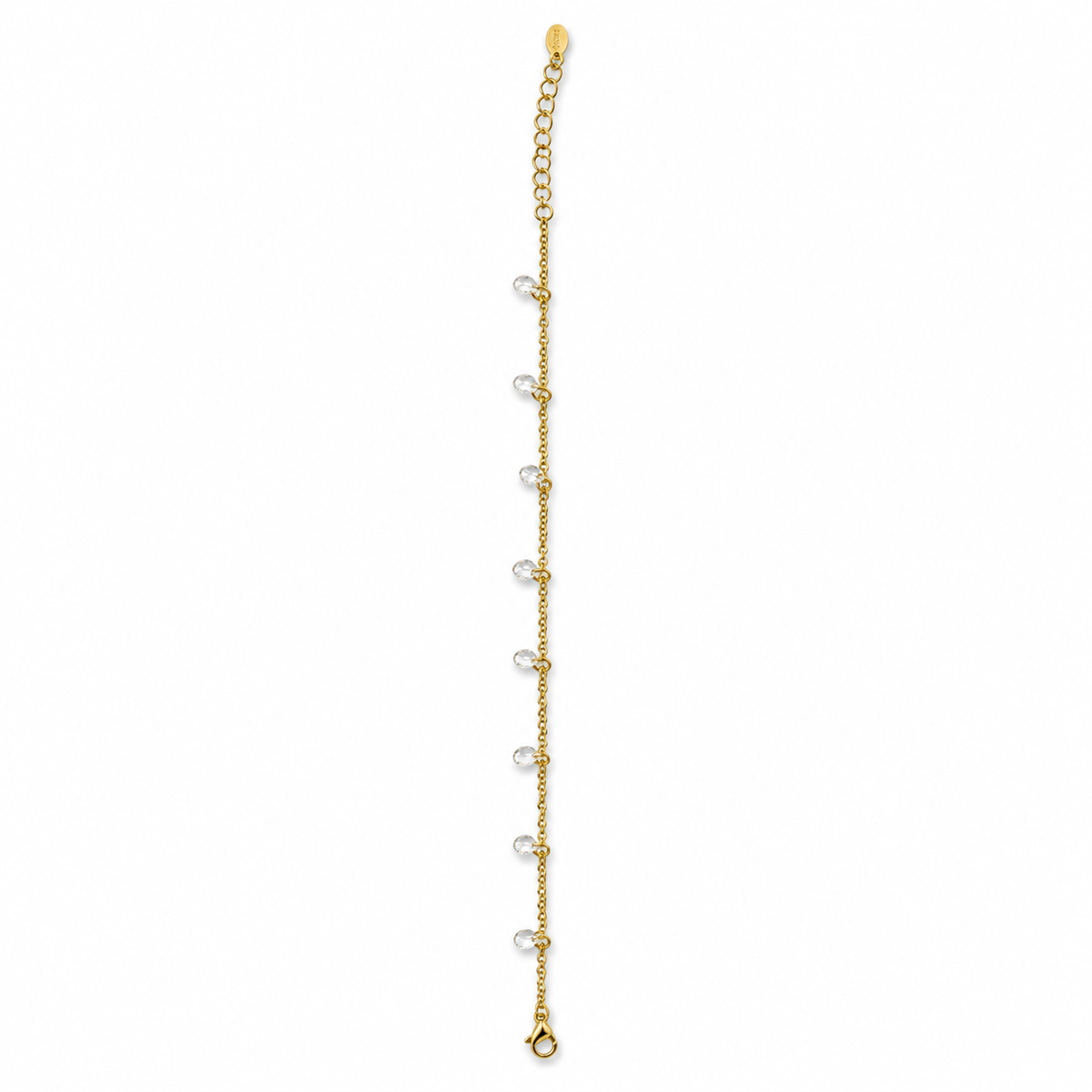 Crystal Dewdrop Anklet - Main