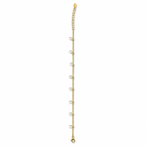 Crystal Dewdrop Anklet - Main