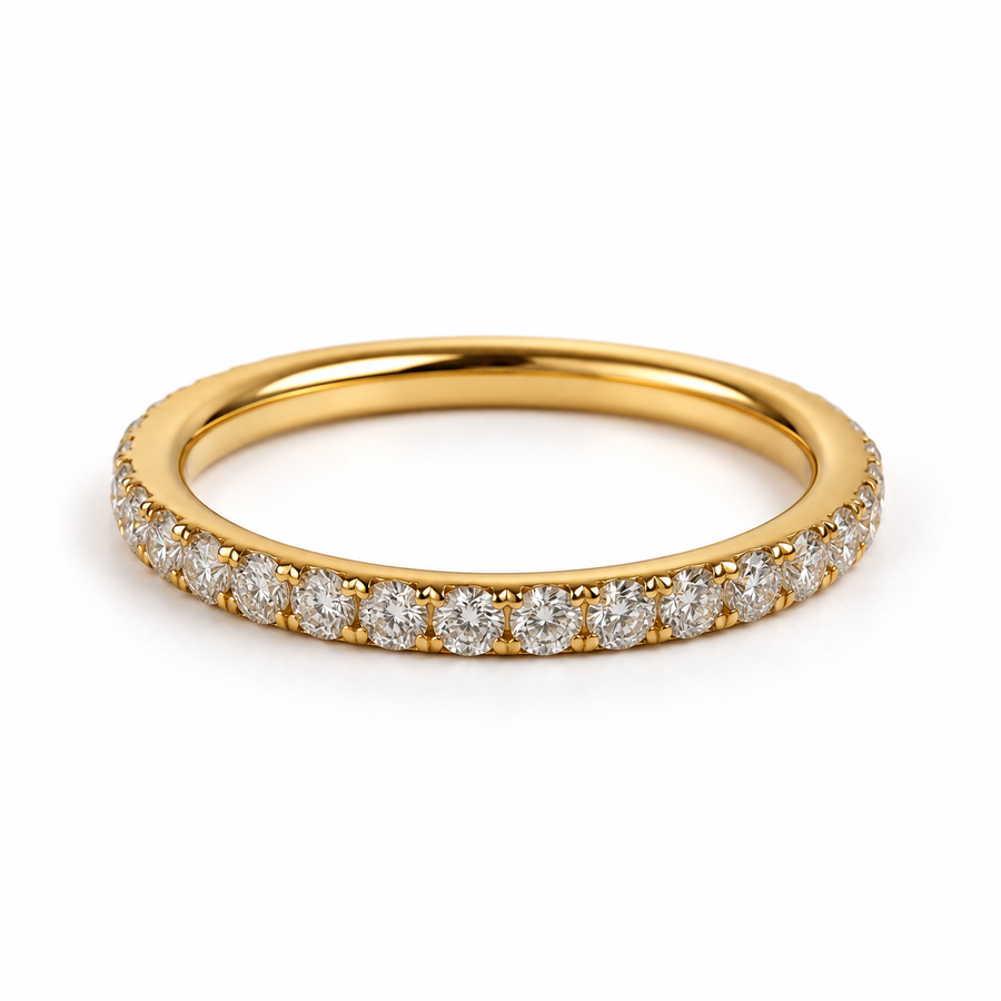 Crystal Eternity Band Ring - Details