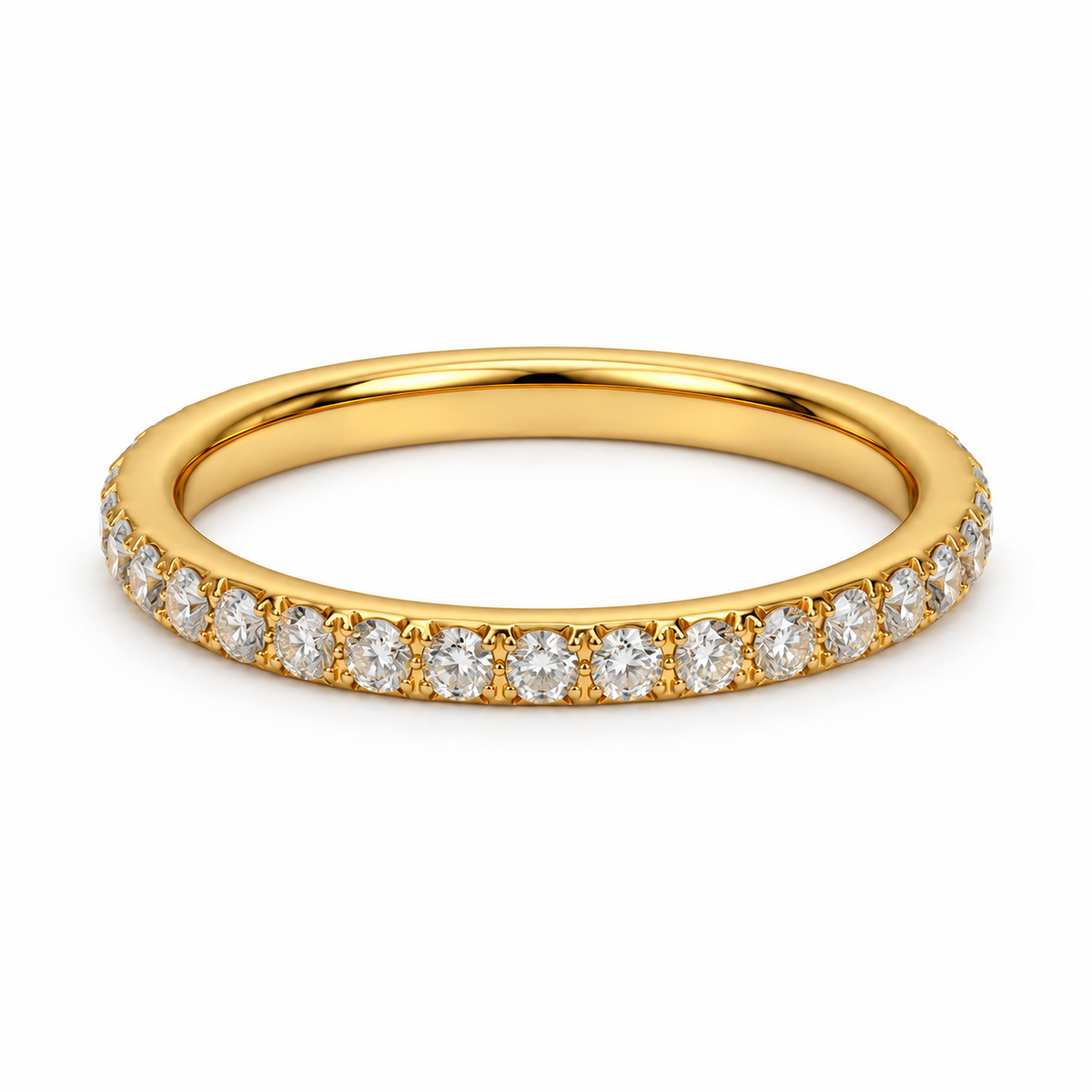 Crystal Eternity Band Ring - Main