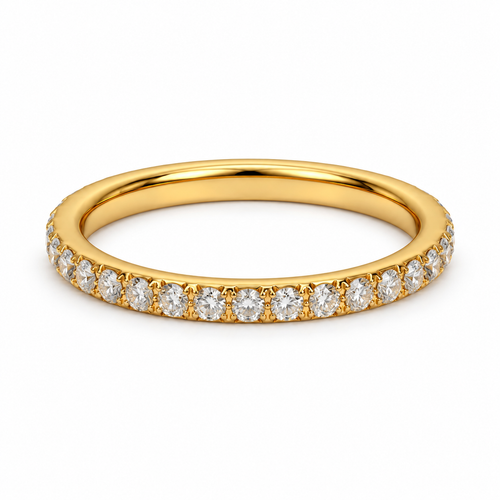 Crystal Eternity Band Ring - Main