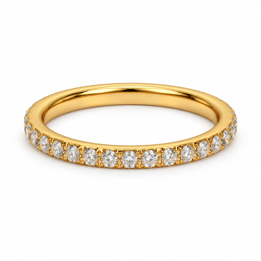 Crystal Eternity Band Ring - Main