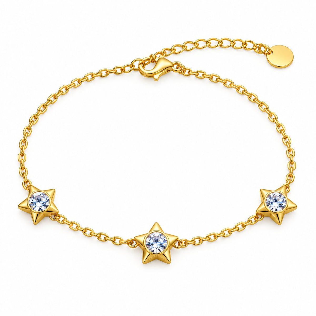 Crystal Star Trio Bracelet - Main