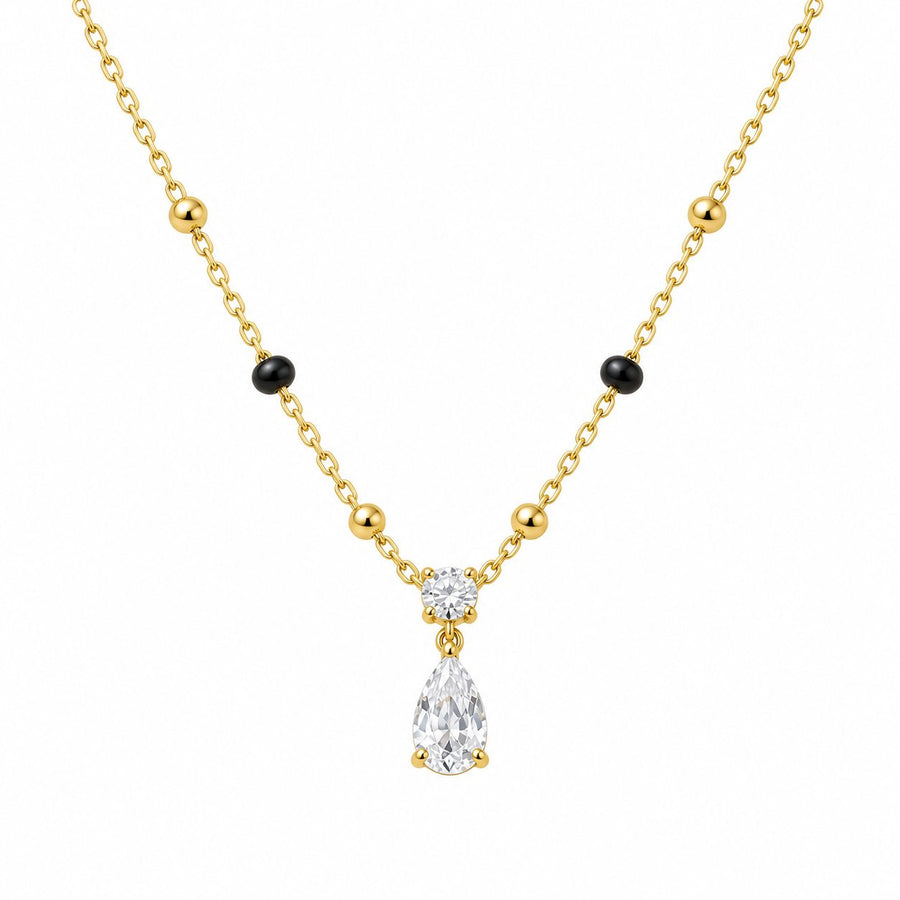 Crystal Teardrop Mangalsutra - Main