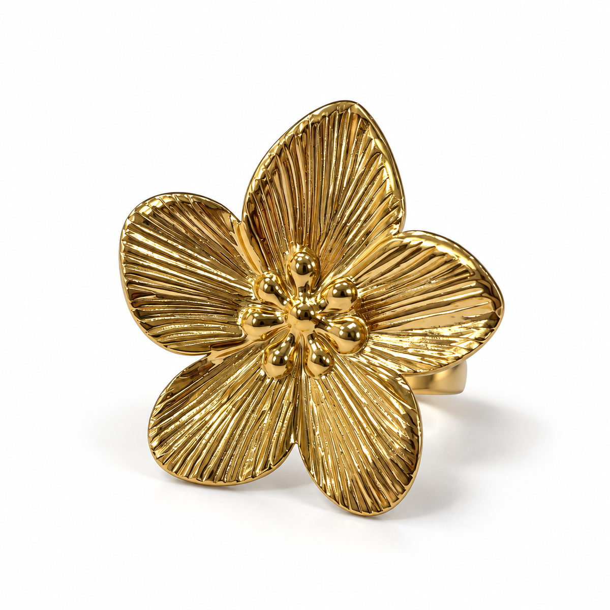 Five Petal Statement Ring - Main