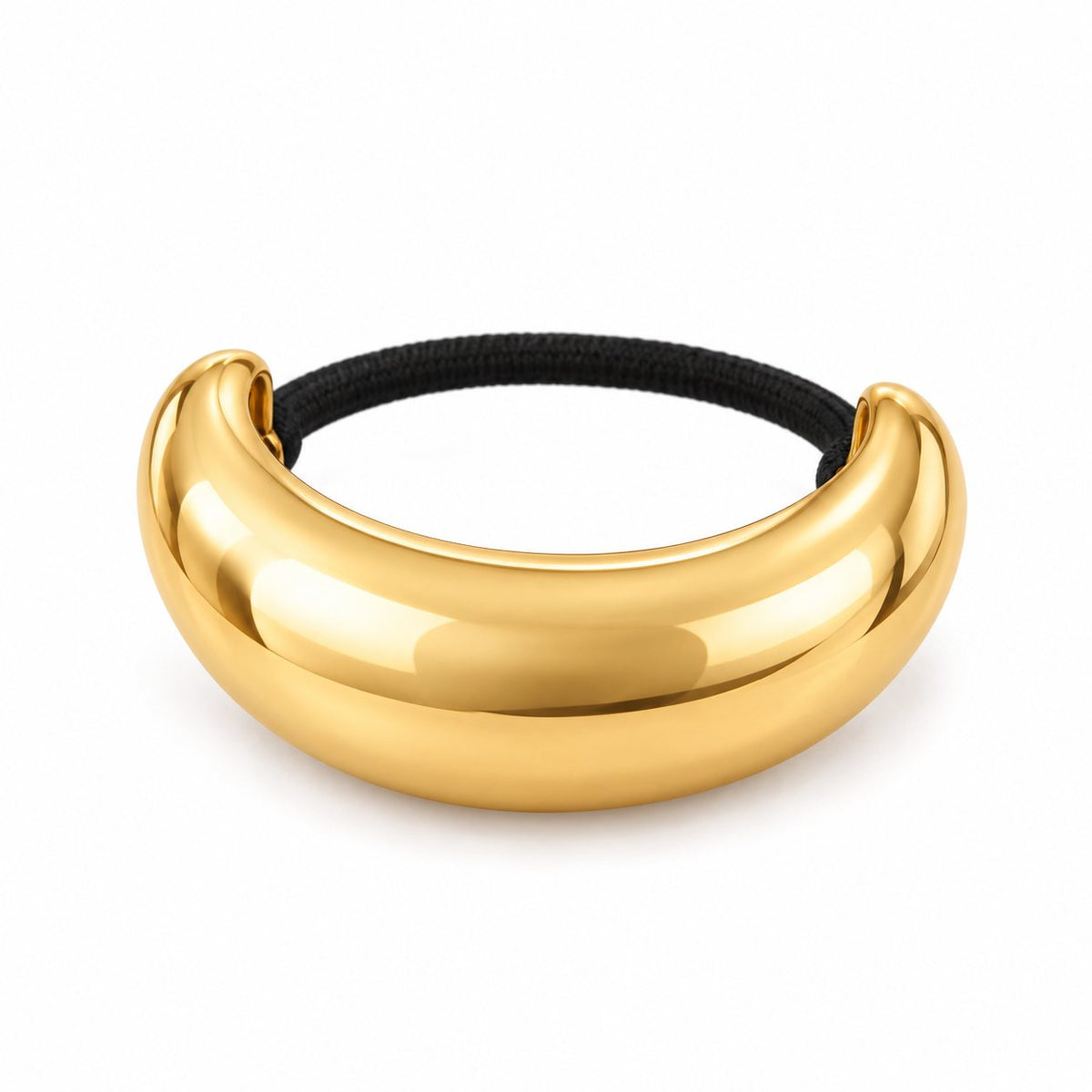Golden Crescent Hair Tie - Main