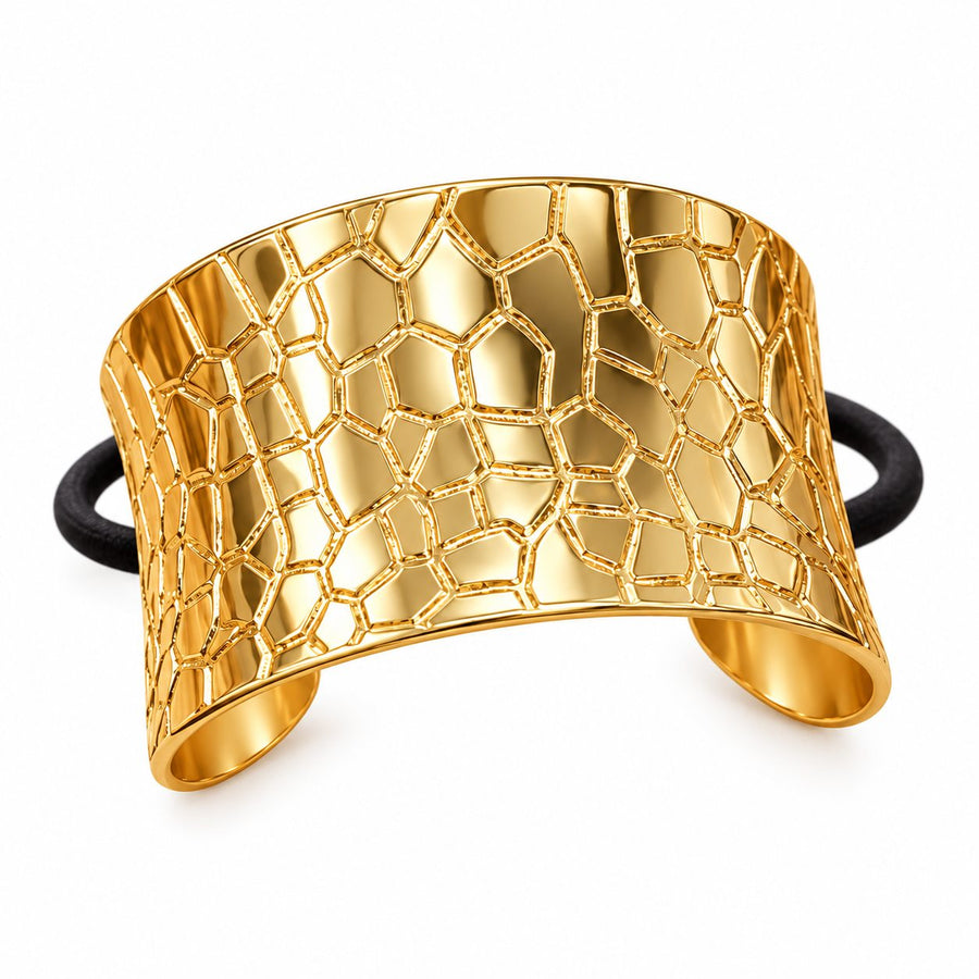 Golden Mosaic Hair Cuff - Main