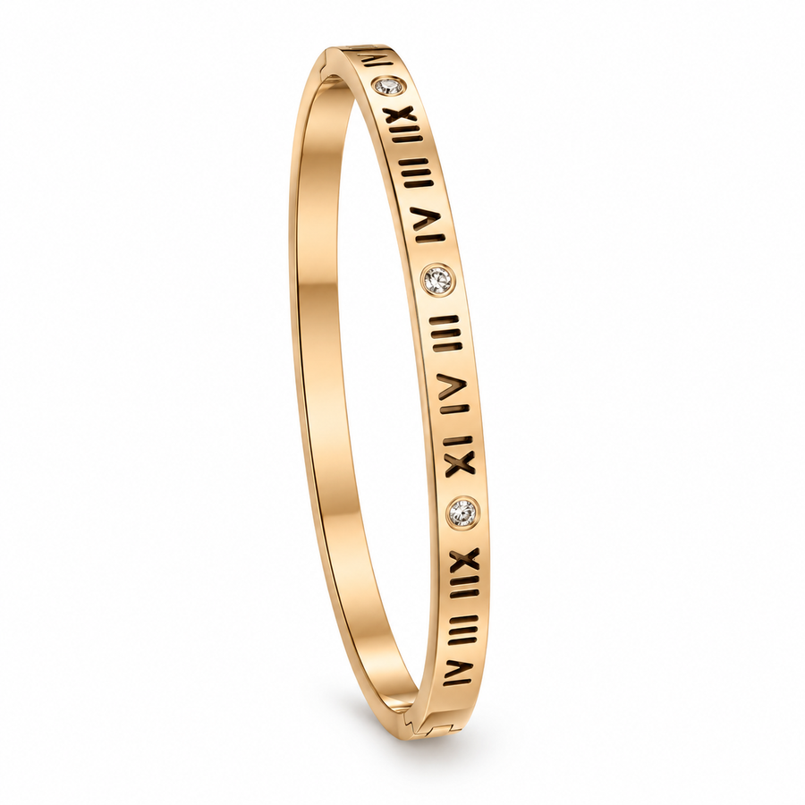 Golden Roman Bangle - Main