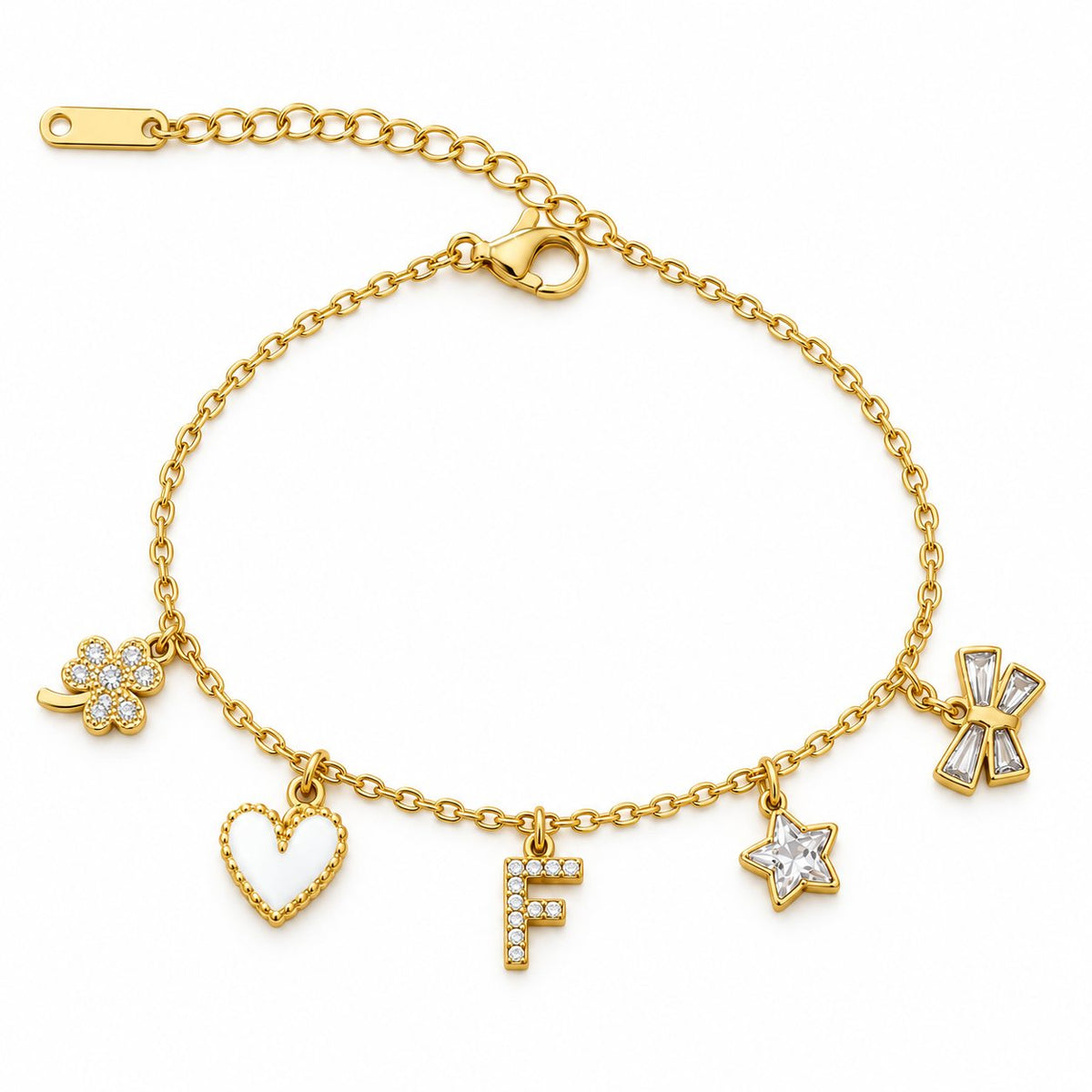 Lucky Five Charm Bracelet - Main