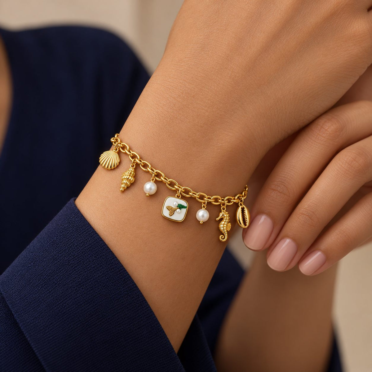 Ocean Treasures Charm Bracelet - Model