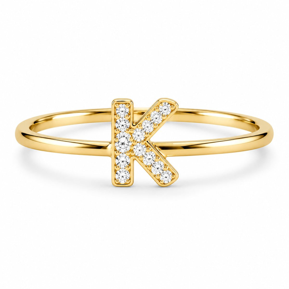 Pave K Initial Ring - Main
