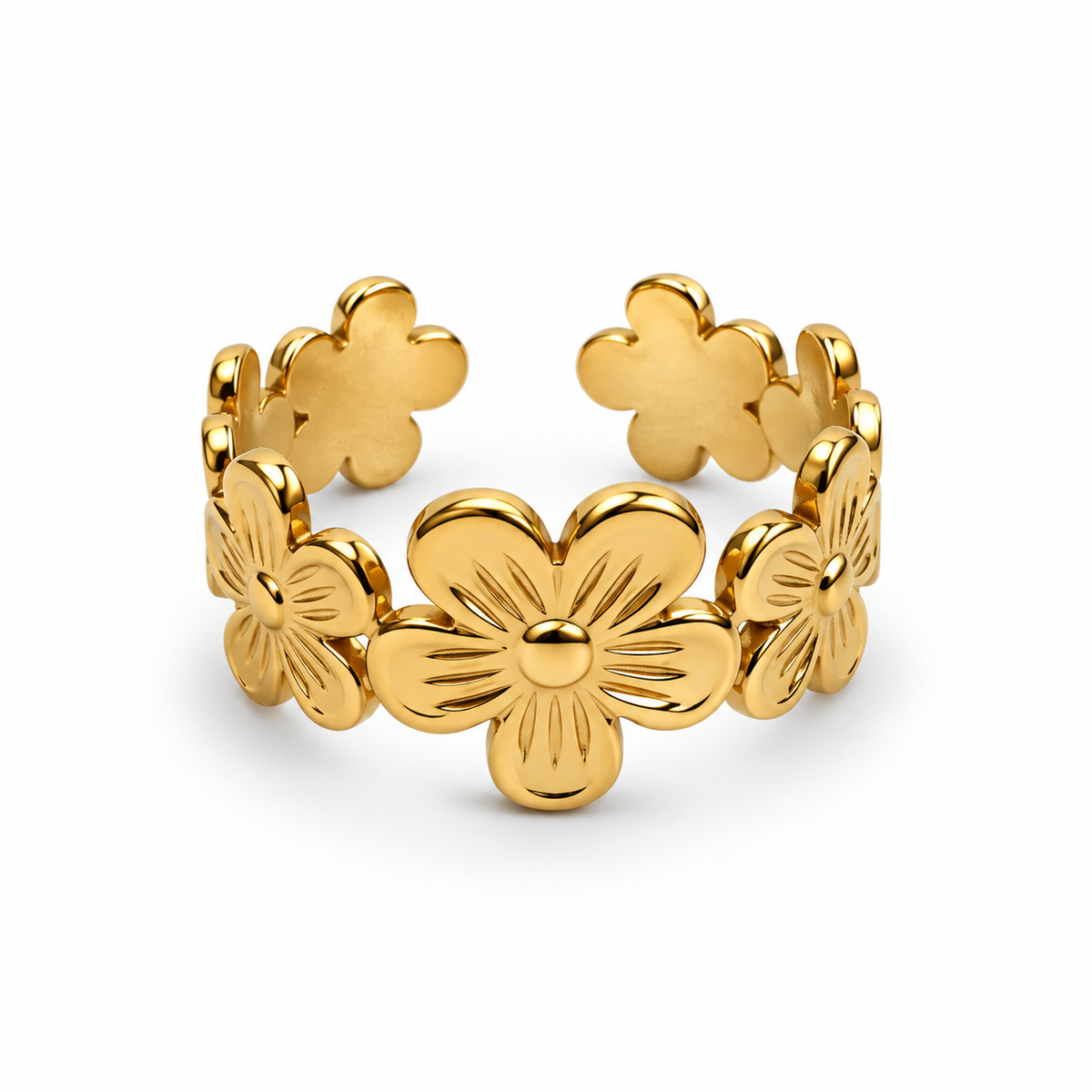 Petal Garland Adjustable Ring - Main