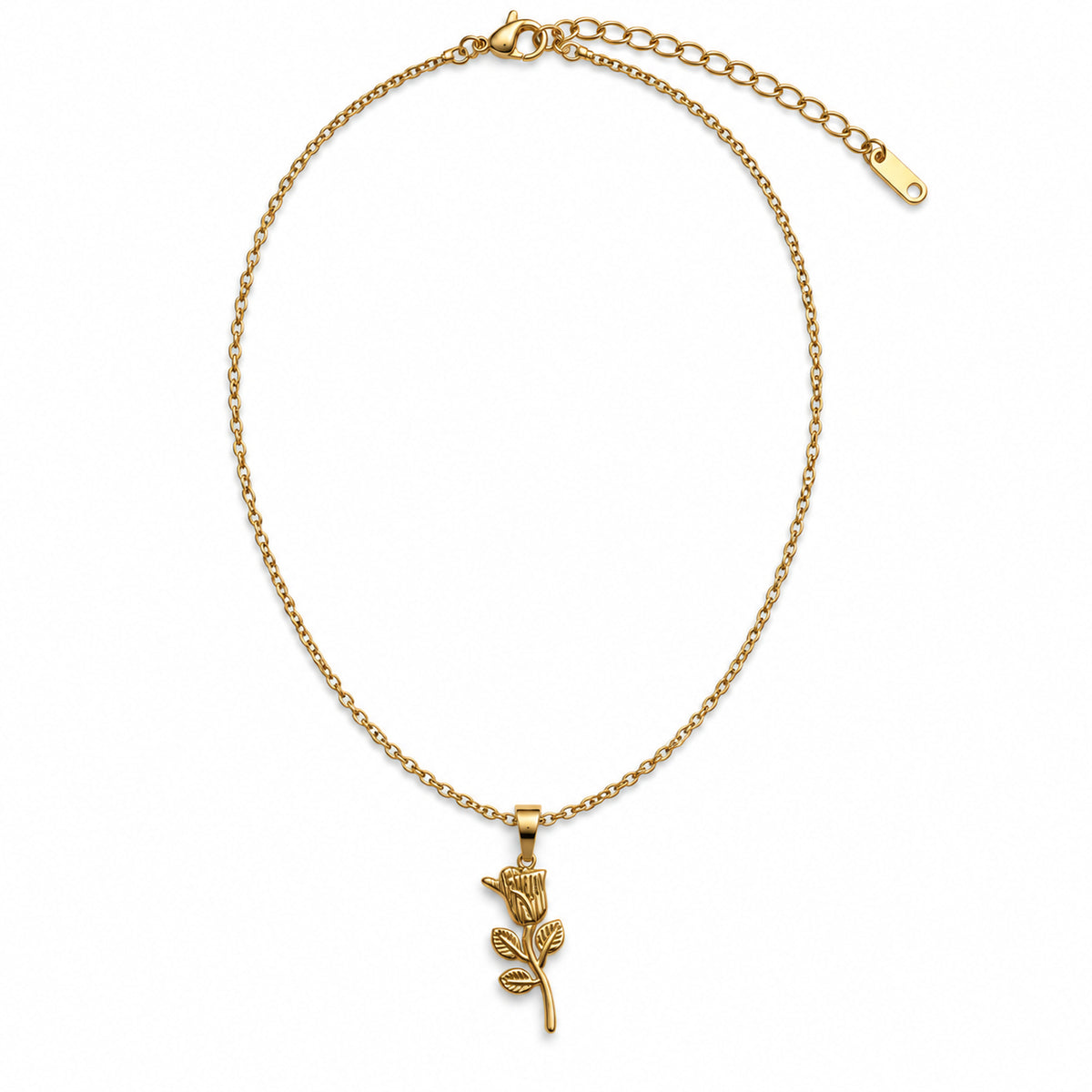 Rose Pendant Necklace
