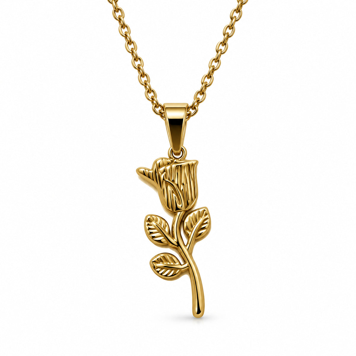 Rose Pendant Necklace