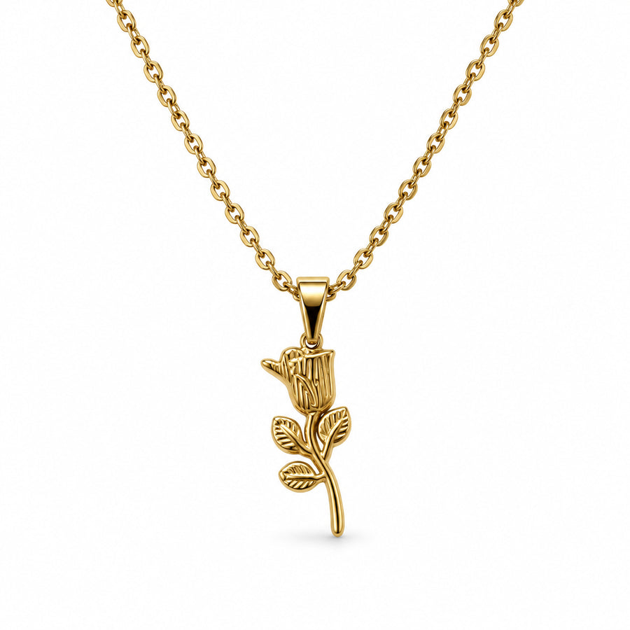 Rose Pendant Necklace