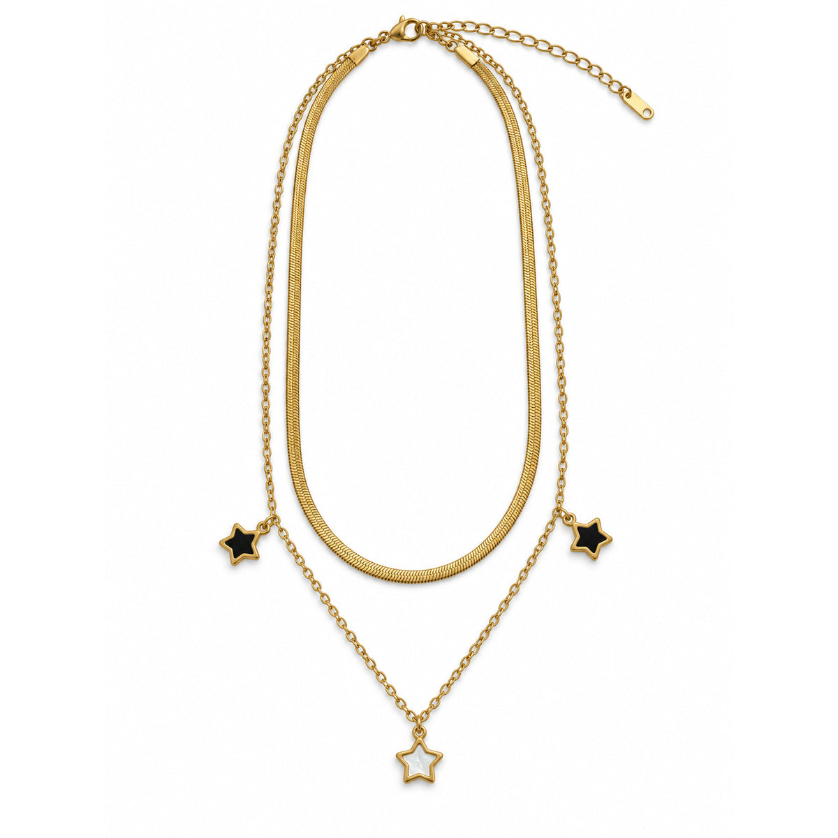Star Charm Layered Necklace