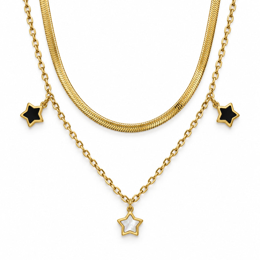 Star Charm Layered Necklace