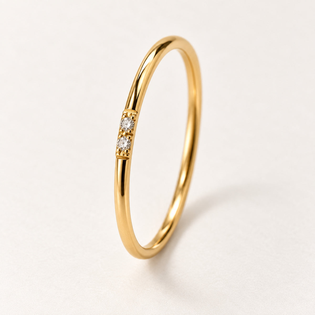Petite Triple Crystal Band detail view