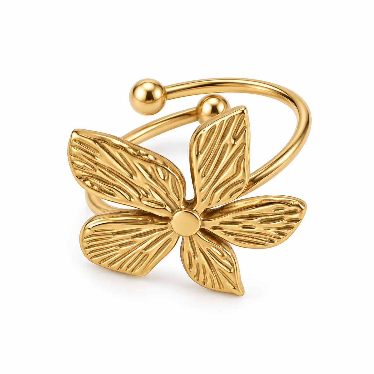 Sculpted Butterfly Ring - Main