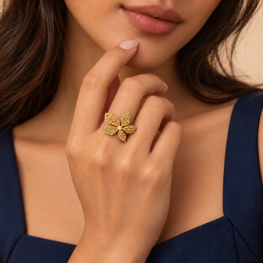 Sculpted Butterfly Ring - Model