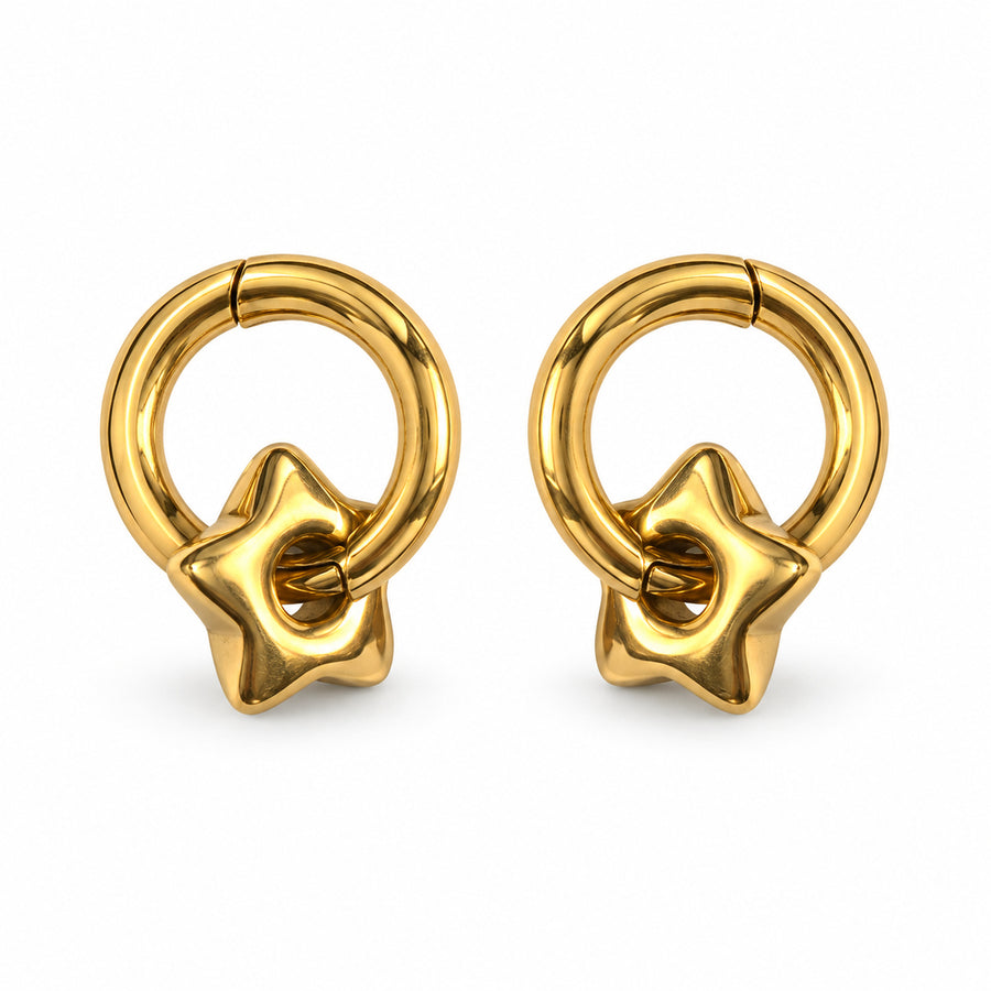 Sculpted Star Knot Earrings product view