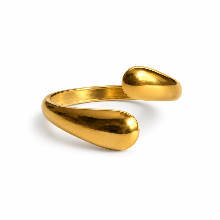 Sculpted Teardrop Bypass Ring product view