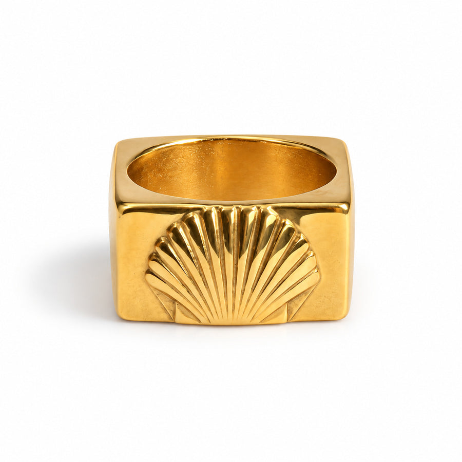Sunburst Signet Ring product view